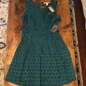 Deep green modest professional dress
